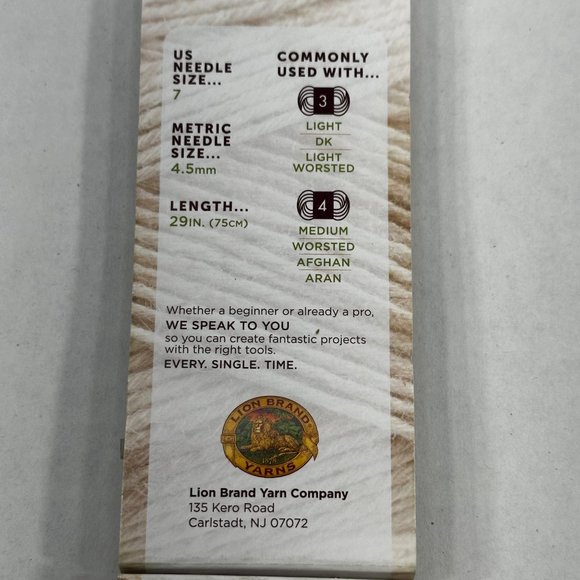 Lion Brand Yarns Bamboo Circular Knitting Needles Size US 7 29 Inch New - Picture 6 of 7